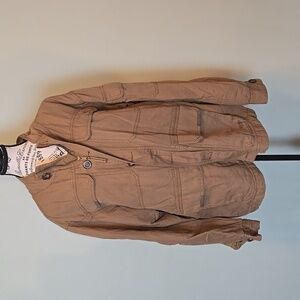 Tan Fleece-Lined Jacket